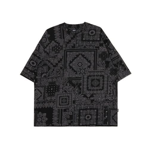 Camiseta negra con estampado - Cropp - Modalova