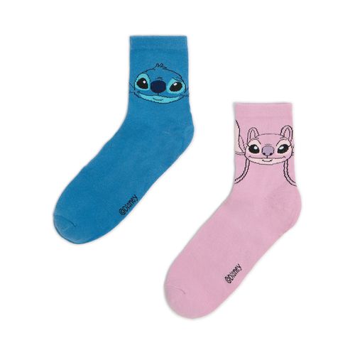 Pack de 2 pares de calcetines Stitch and Angel - Cropp - Modalova