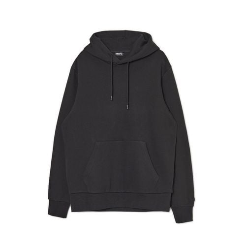 Sudadera negra con capucha - Cropp - Modalova