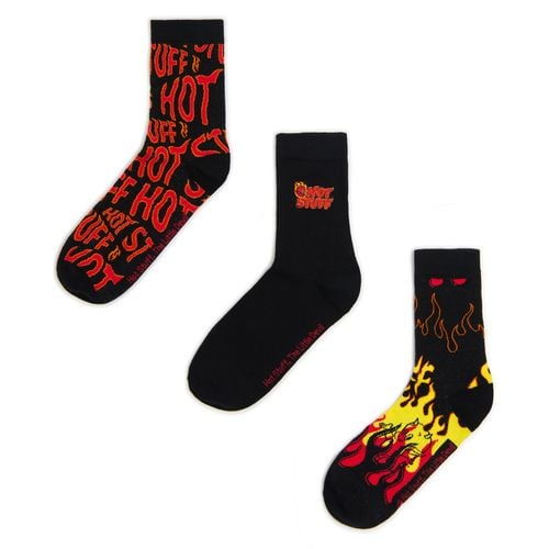 Pack de 3 pares de calcetines Hot Stuff - Cropp - Modalova