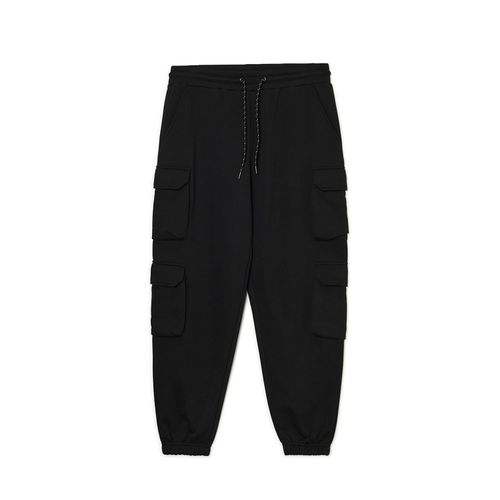 Cropp - Joggers in felpa - Nero - Cropp - Modalova