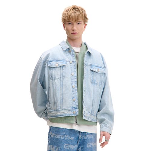 Giacca in denim effetto slavato - Cropp - Modalova