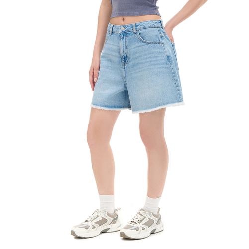 Pantaloncini high waist in denim - Cropp - Modalova