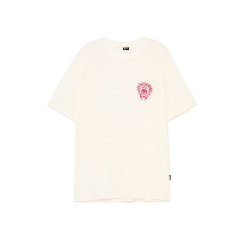 Cropp - T-shirt fantasia - panna - Cropp - Modalova