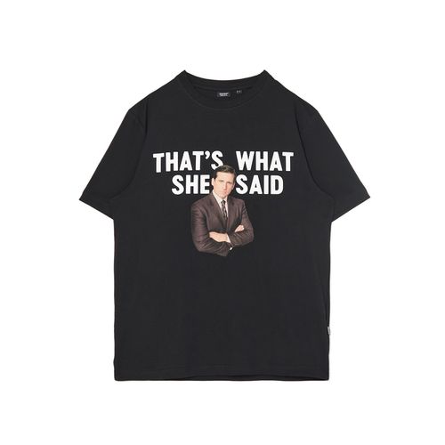 T-shirt nera con stampa The Office - Cropp - Modalova