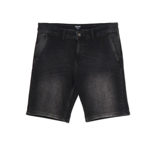 Shorts in denim con effetto lavato - Cropp - Modalova