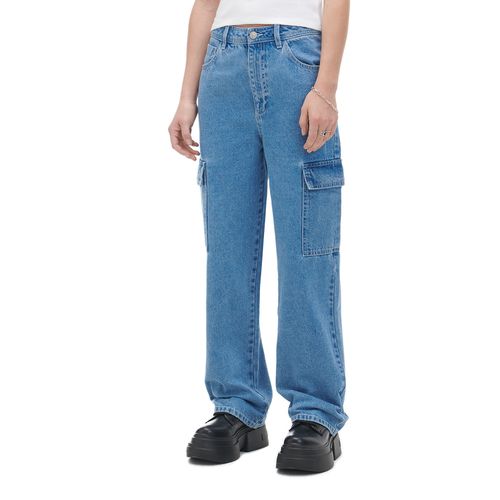 Cropp - Cargo jeans PETITE - Blu - Cropp - Modalova