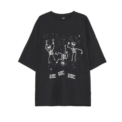 T-shirt nera con stampa - Cropp - Modalova