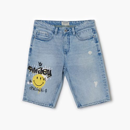 Cropp - Pantaloncini denim - Blu - Cropp - Modalova