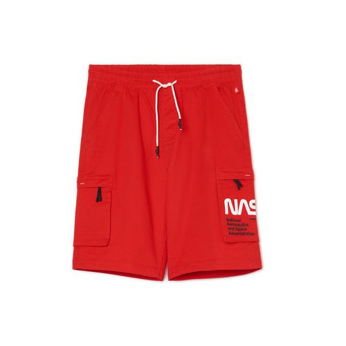 Cropp - Pantaloncini NASA - Rosso - Cropp - Modalova