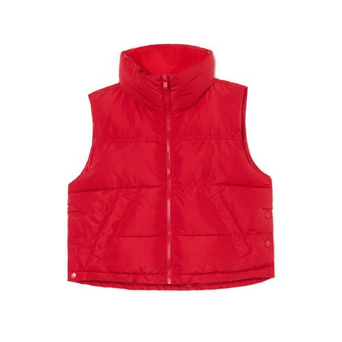 Cropp - Gilet trapuntato - Rosso - Cropp - Modalova