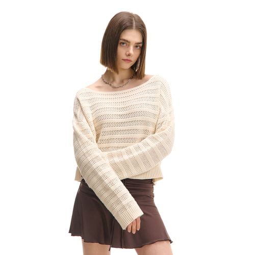 Cropp - Maglione in cotone - panna - Cropp - Modalova