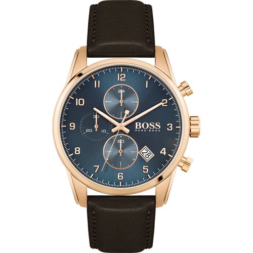 Skymaster Chronograph Gents Leather Watch 1513783 - Hugo Boss - Modalova