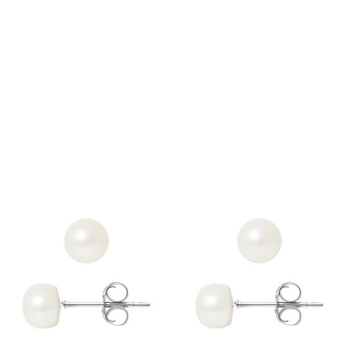 Natural Freshwater Pearl Earrings - Mitzuko - Modalova