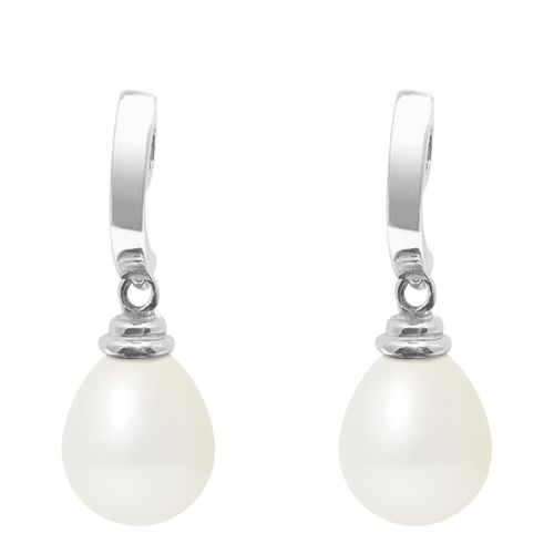 White Pearl Earrings - Mitzuko - Modalova