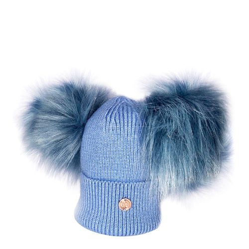 Newborn Cashmere Pom Pom Beanie Hat - Look Like Cool - Modalova