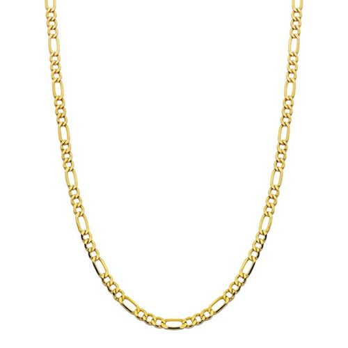 K Plated Chain Figaro Link Necklace - Stephen Oliver - Modalova