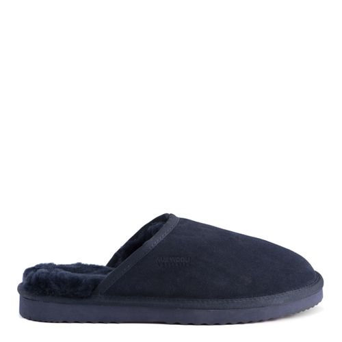 Unisex Navy Manly Slippers - Aus Wooli - Modalova