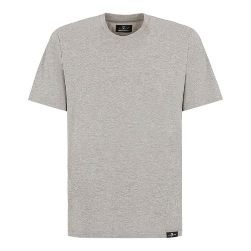 Grey Stretch Cotton T-Shirt - 7 For All Mankind - Modalova