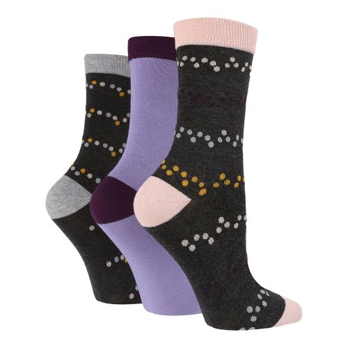 Multi 3 Pack Bamboo Socks - Glenmuir - Modalova