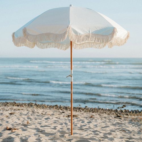 Premium Beach/Patio Umbrella 70S Panel Santorini Cream - Business & Pleasure Co - Modalova