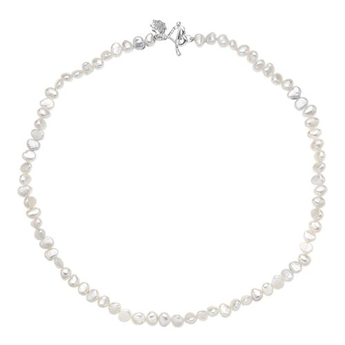 Medium White Baroque Pearl Necklace - Dower & Hall - Modalova