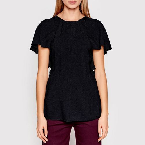 Black Draped Back Cocktail Top - Victoria Beckham - Modalova