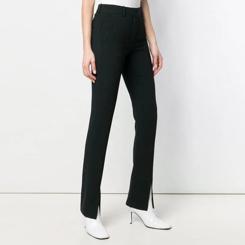 Black Front Split Seam Trousers - Victoria Beckham - Modalova