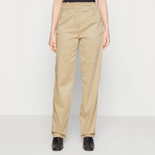 Beige Fagotto Cotton Blend Trouser - Max&Co. - Modalova