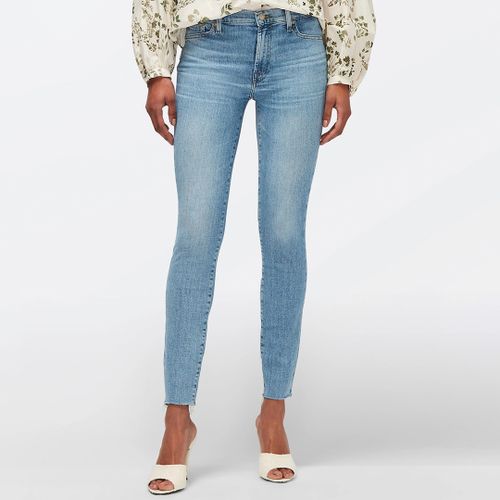 Light Blue Skinny Stretch Jeans - 7 For All Mankind - Modalova