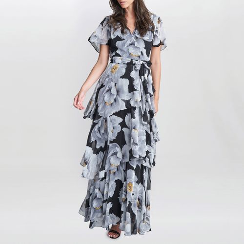 Multi Caylee Printed Maxi Dress - Gina Bacconi - Modalova