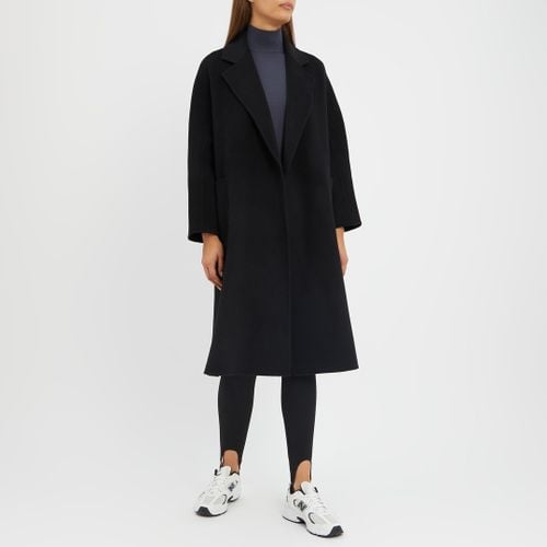 Black Cashmere Blend Wrap Coat - NÂ°Â· Eleven - Modalova