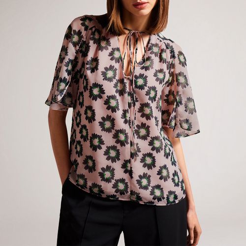Harlynn Printed Top - Size 6 - Ted Baker - Modalova