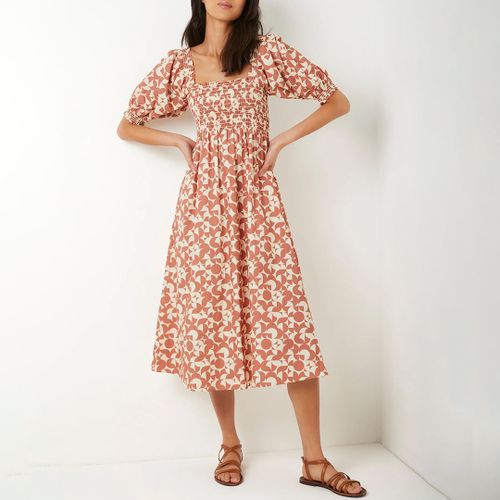 Multi Ariana Mono Geo Cotton Dress - Wyse - Modalova