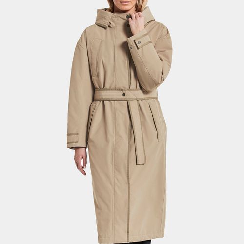 Beige Waterproof Elvy Long Parka - Didriksons - Modalova