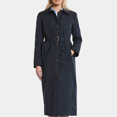 Navy Engla Long Coat - Didriksons - Modalova