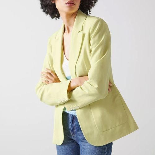 Lime Fleur Linen Blazer - L K Bennett - Modalova