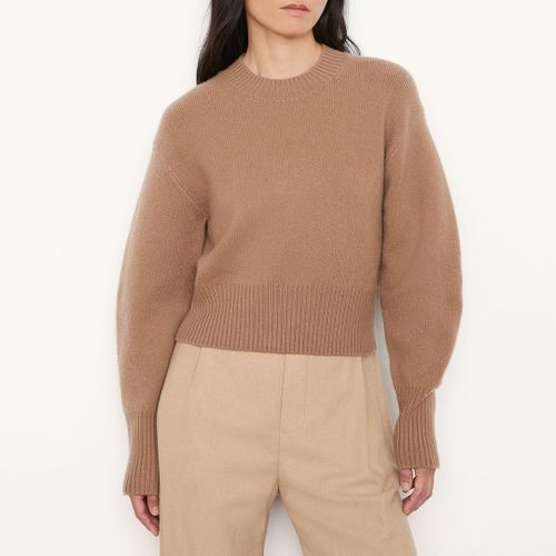 Beige Wide Sleeve Wool Blend Jumper - Vince - Modalova