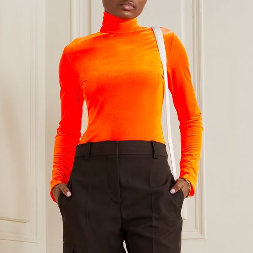 Orange Roll Neck Top - Victoria Beckham - Modalova