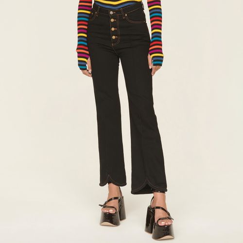 Black Cotton Flared Jeans - Sonia Rykiel - Modalova