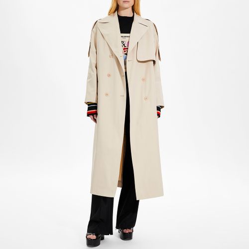 Beige Long Sleeve Trench Coat - Sonia Rykiel - Modalova