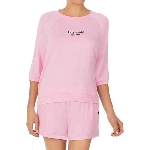 Pink Strawberry Shake Pullover Top and Boxer Set - Kate Spade - Modalova