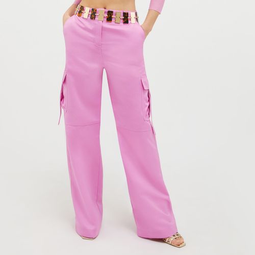 Pink Trattore Wrap Cropped Top - Max&Co. - Modalova