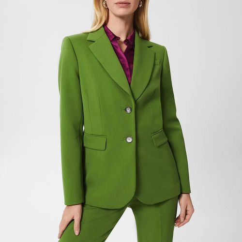 Green Anela Single Breasted Blazer - Hobbs London - Modalova