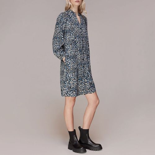 Multi Eva Abstract Cheetah Dress - WHISTLES - Modalova