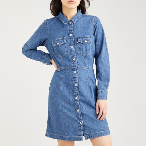 Blue Ellie Denim Cotton Dress - Levi's - Modalova