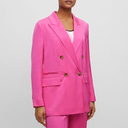 Pink Jefala Double Breasted Blazer - BOSS - Modalova