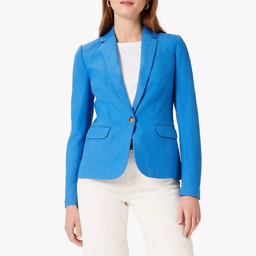 Blue Blake Silk Blend Blazer - Hobbs London - Modalova