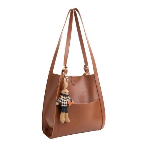 Tan Tote Bag - Lucky Bees - Modalova