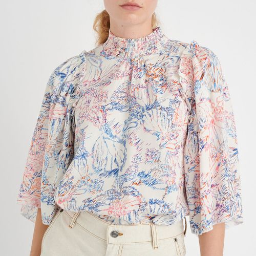 Printed High Neck Blouse - Inwear - Modalova